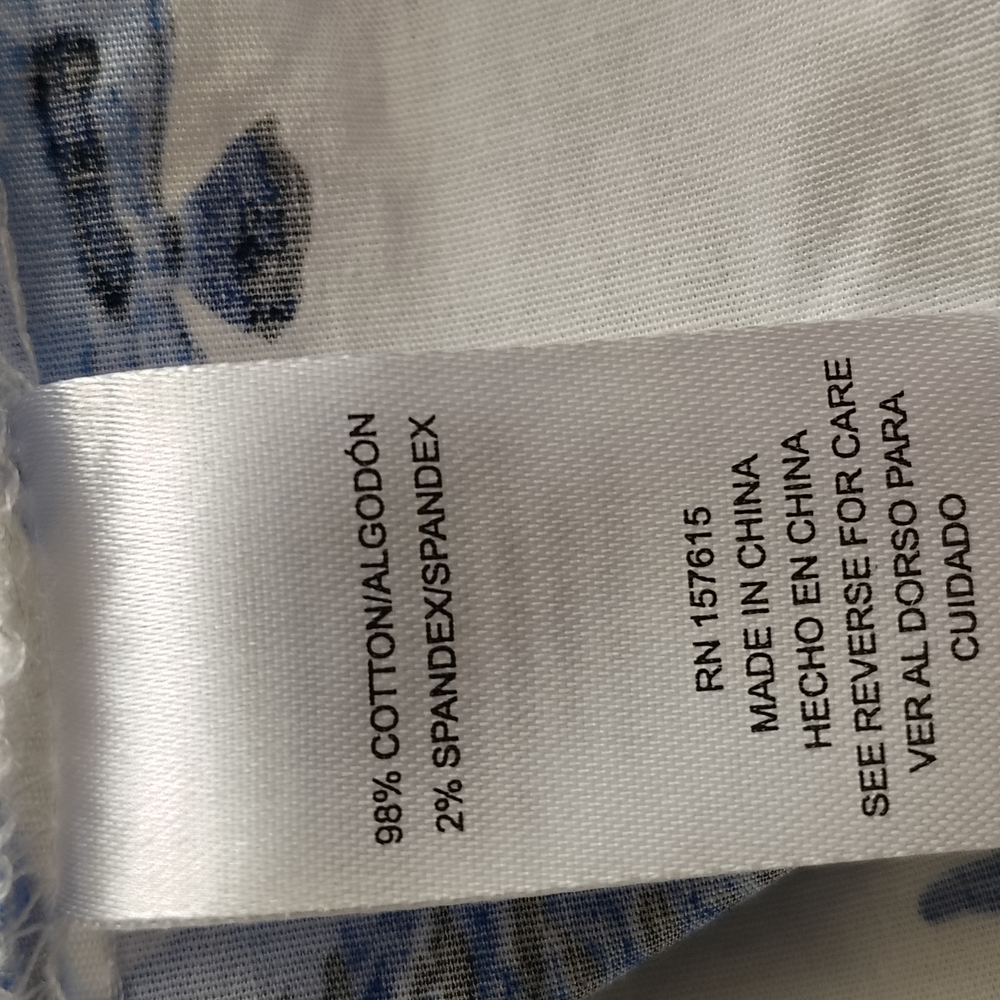 Rachel Zoe Blue White Sea Life Fish Print Sleeveless Maxi Dress Size S –Like New - Picture 11 of 11